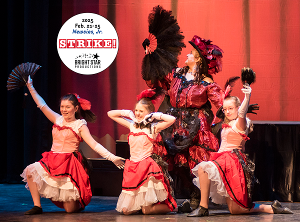 Junior Cast of Newsies Jr. Medda and Her Girls