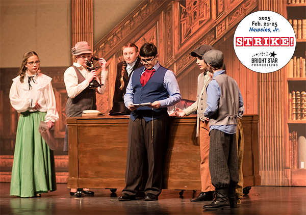 Junior Cast of Newsies Jr. Pulitzer Contemplates His Loss