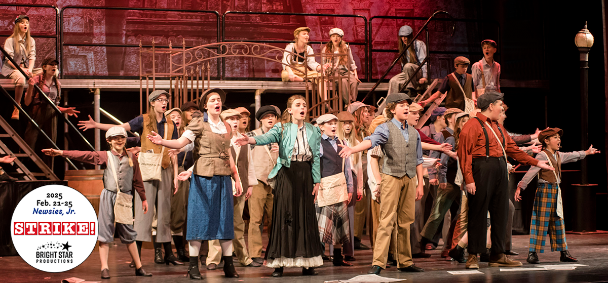 Senior Cast of Newsies Jr. Newsies Unite