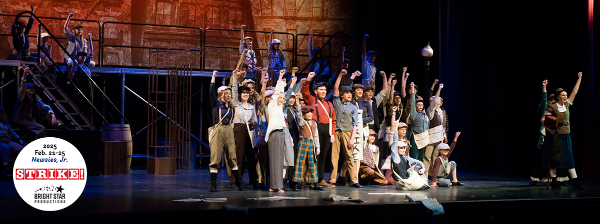 Senior Cast of Newsies Jr. Newsies Strike