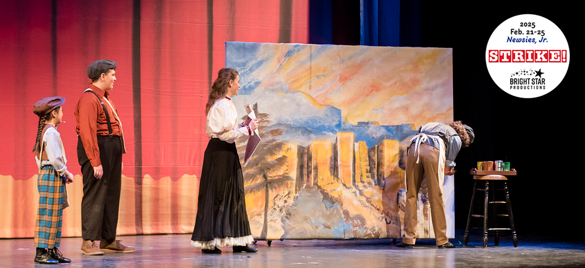 Senior Cast of Newsies Jr. Jack Paints