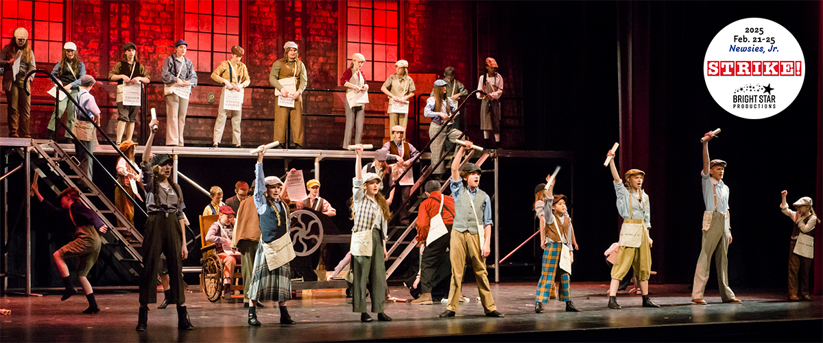 Senior Cast of Newsies Jr. Newsies Stop the World