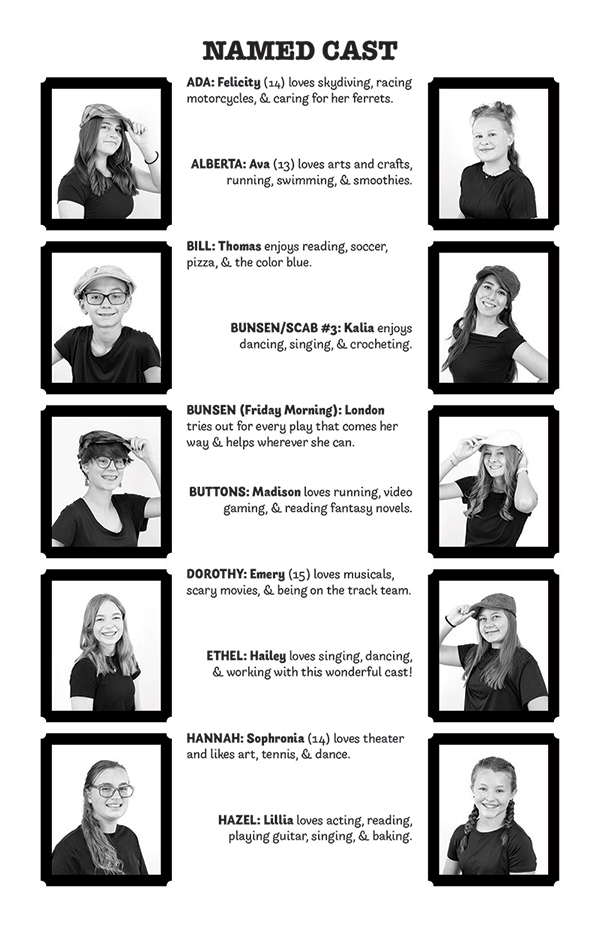 Newsies Jr. Senior Cast Named Cast