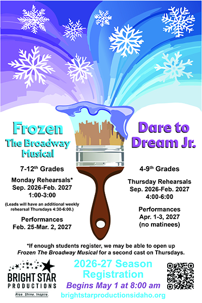 Registration for Our 2025-26 Season Begins May 1 at 8:00 am!