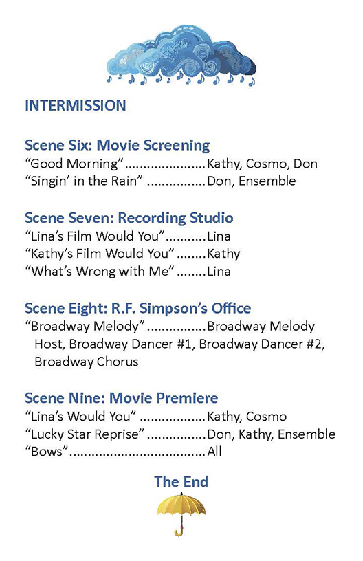 Scenes and Musical Numbers