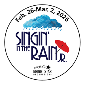 Bright Star Productions Singin' in the Rain Jr. Logo