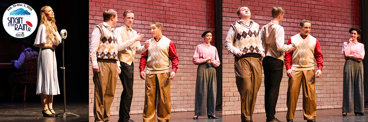 Senior Cast of Singin' in the Rain Jr.