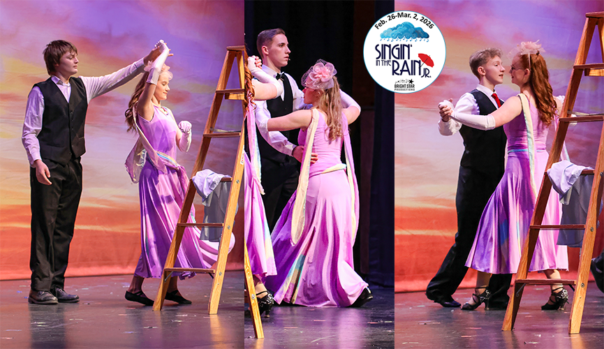 Senior Cast of Singin' in the Rain Jr.