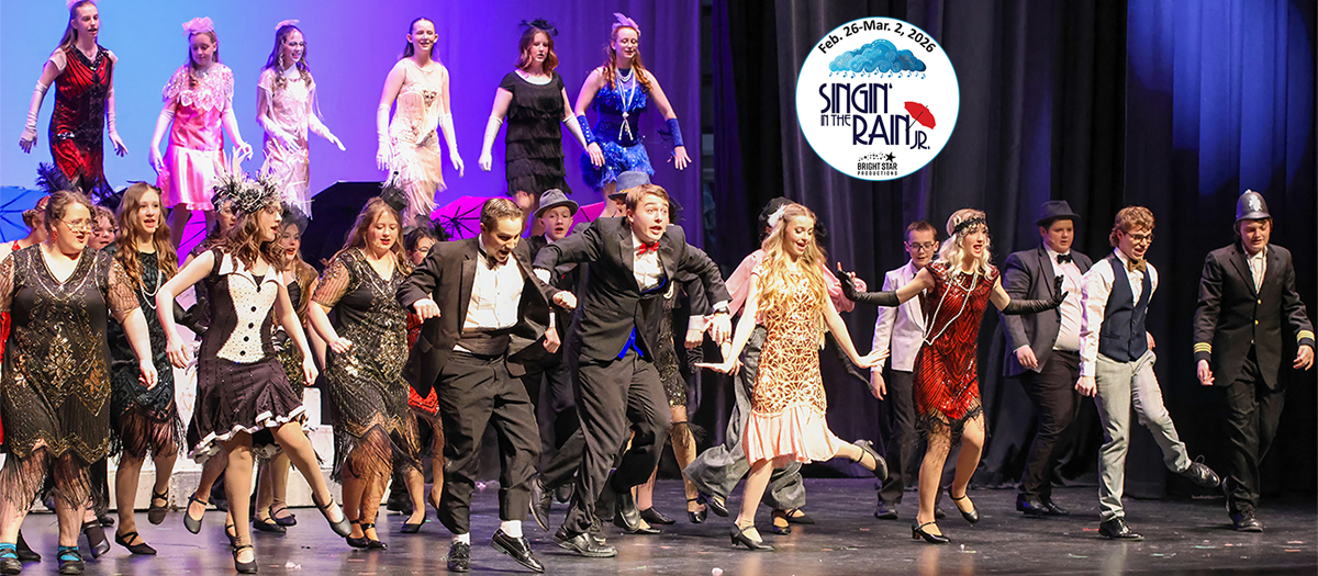 Senior Cast of Singin' in the Rain Jr.