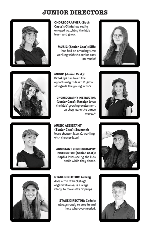 Newsies and Junior Directors